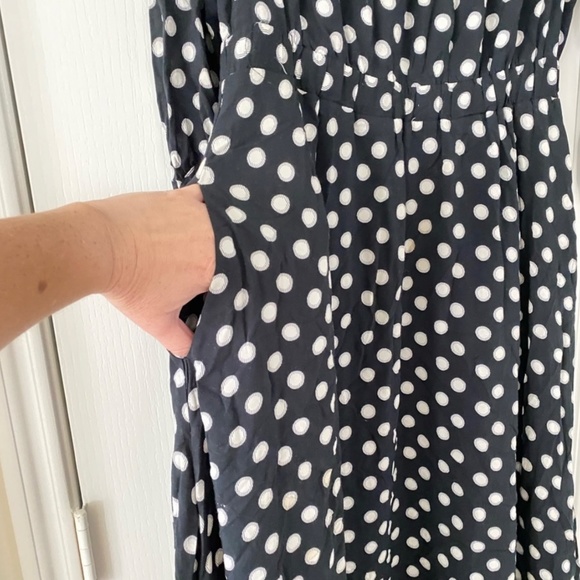 Anthropologie Maeve Black & White Polka dots dress - Picture 5 of 5